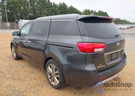 2016 Kia Sedona Sx Luxury z USA, uszkodzony, nr VIN KNDME5C14G6184631